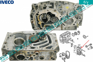 Корпус масляного насоса под подкачивающий насос Vauxhal / ВОКСХОЛ MOVANO 1998-2003 2.8DTI (2799 куб.см.)