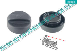 Крышка маслозаливной горловины Volvo / ВОЛЬВО S40 II 1.6D (1560 куб.см.)