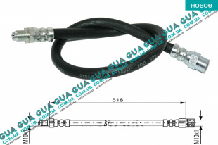 Шланг / трубка тормозной системы задний L532 ( 1шт )   