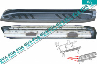 Подножка / ступенька левая (3 двери) Toyota / ТОЙОТА LAND CRUISER 2000- 3.0D-4D 4WD (2982 куб.см.)