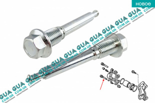 Ремкомплект тормозного суппорта заднего / переднего ( направляющая )   