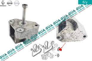 Кронштейн натяжного ролика ремня генератора   