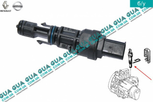 Датчик спидометра ( датчик скорости ) Renault / РЕНО KANGOO 1997-2007 / КАНГУ 97-07 1.9D (1870 куб.см.)