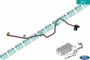 Шина свечей накала ( провод )   