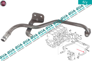 Трубка охлаждающей жидкости ( металлическая )   