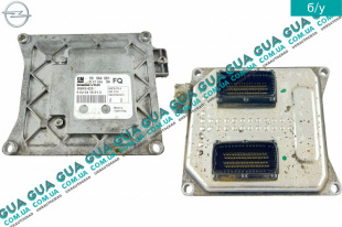 Электронный блок управления двигателем ( ЭБУ / ECU )	 Opel / ОПЕЛЬ ZAFIRA B 2005-2012 / ЗАФИРА Б 05-12 1.8 (1796 куб.см.)