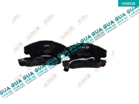 Тормозные колодки передние ( 1.8 t ) Peugeot / ПЕЖО BOXER II 2002-2006 / БОКСЕР 2 02-06 2.8 HDI (2799 куб.см.)