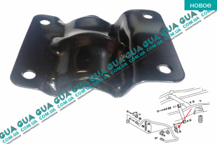 Кронштейн / скоба крепления заднего стабилизатора 1шт.   