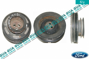 Шкив коленвала демпферный 7 ручейков ( Шкив коленчатого вала )   