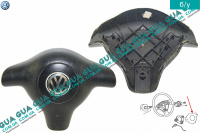 Накладка декоративная / заглушка руля / крышка под AirBag