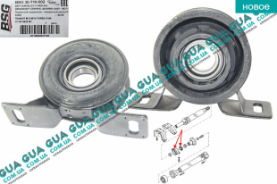 Подвесной подшипник карданного вала ( опора кардана ) ( 30 mm )   