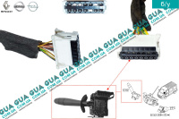 Фишка / разъем с проводами подрулевого переключателя режимов дворников / стеклоочистителей 10 ( 4+6  ) контактов Renault / РЕНО MASCOTT 2004-2010 / МАСКОТ 04-10 3.0TDI (2953 куб.см.)