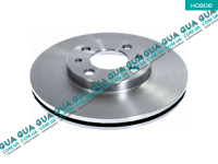 Тормозной диск вентилируемый передний ( 257 мм )