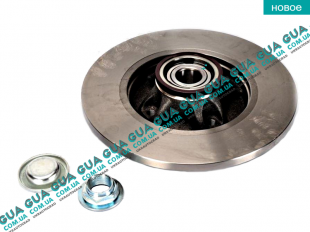 Тормозной диск задный ( с подшипником )   