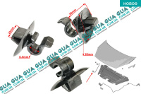 Кронштейн / крепление / фиксатор / клипса / зажим / держатель упора капота