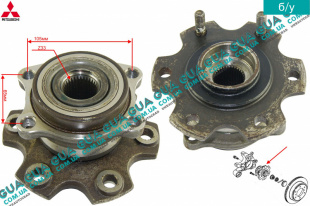 Ступица задняя под АБС / ABS R16   