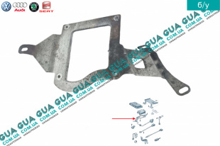Кронштейн электромагнитного клапана вакуумной системы ( трансдьюсера )   