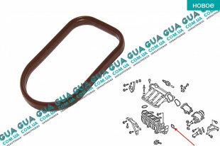 Прокладка впускного коллектора ( нижняя )   