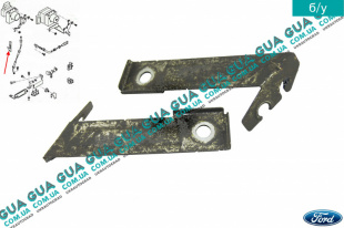 Кронштейн крепления датчика АБС / ABS левый Ford / ФОРД FOCUS I 1998-2004 / ФОКУС 1 98-04 1.6 V16 (1596 куб. см.)