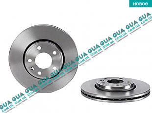 Тормозной диск вентилируемый передний   