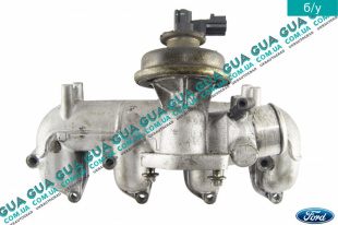 Впускной коллектор / Клапан рециркуляции выхлопных газов / Клапан EGR / ЕГР   