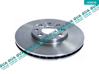 Тормозной диск вентилируемый передний