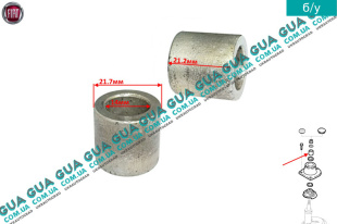 Втулка штока амортизатора переднего ( стойки ) 1шт   