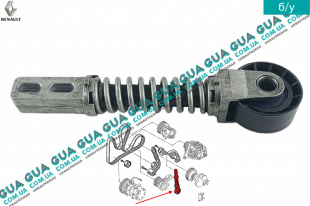 Натяжной механизм ремня генератора ( Натяжная планка / ролик / натяжитель )   