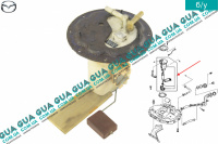 Датчик уровня топлива в баке ( колба ) Mazda / МАЗДА 323 F 1998-2004 1.5 16V (1498 куб.см. )