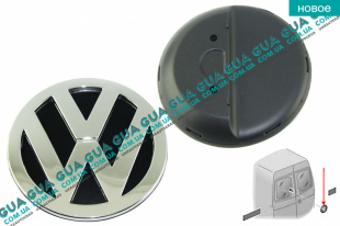 Эмблема задней двери ( звезда / логотип / значок )   