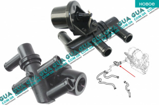 Кран печки механический ( клапан отопителя )   