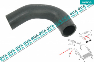 Патрубок интеркулера верхний правый   