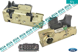 Замок передней левой двери ( электрический )   