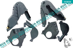 Защита ремня ГРМ ( комплект 3шт ) Peugeot / ПЕЖО PARTNER M59 2003-2008 / ПАРТНЕР М59 03-08 1.9D (1868 куб.см.)