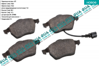 Тормозные колодки передние Seat / СЕАТ IBIZA V 2017 - 1.6TDI (1598 куб.см.)