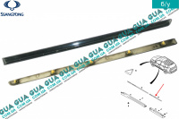 Молдинг задней двери левой ( листва, накладка декоративная ) SsangYong / САНГЙОНГ KYRON 2.0XDI (1998 куб.см.)