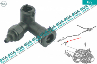Трубка / тройник прокачки сцепления   