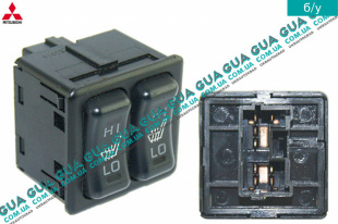 Кнопка включения подогрева сидений Mitsubishi / МИТСУБИСИ OUTLANDER 2003-2007 / АУТЛАНДЭР 03-07 2.0 (1997 куб. см.)