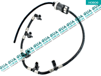  Трубка топливная обратки ( возвратка ) форсунок