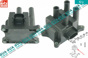 Катушка зажигания Volvo / ВОЛЬВО S40 II 1.6 (1587 куб.см.)