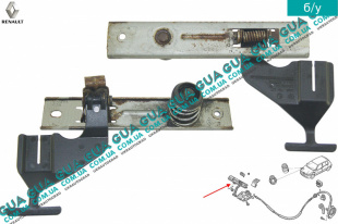 Замок капота верхний ( Крючок капота )   