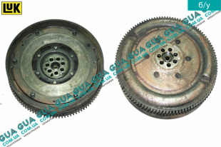 Маховик сцепления демпферный  D235 ( на 6 болтов / винтов крепление корзины )   