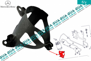 Кронштейн топливного фильтра W168   