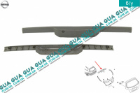 Молдинг / обшывка / накладка верхняя ляды ( задней двери / крышки багажника ) хетчбек Nissan / НИССАН ALMERA N16 / АЛЬМЭРА Н16 2.2 DCI ( 2184 куб.см.)