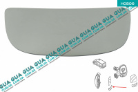 Вкладыш зеркала заднего вида нижний левый без подогрева ( выпуклой )