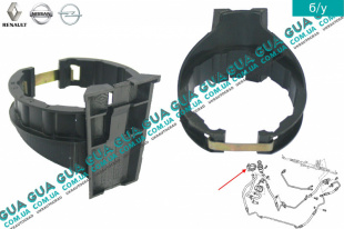 Кронштейн крепления бачка гидроусилителя руля / ГУРА   