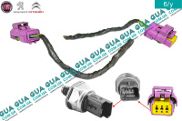 Фишка / разъем датчика подачи топлива / давления в рейке ( колодка / штекер редукционного клапана ) 3 контакта