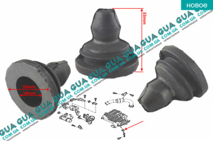 Подушка крепления корпуса воздушного фильтра   