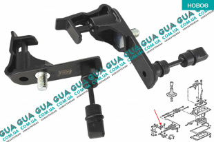 Тяга кулисы / рычага механизма переключения передач КПП ( шток вилки коробки переключения передач )   