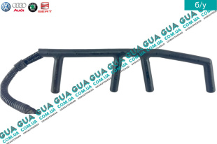 Провод свечи накаливания ( шина свечей накала  ) 2 провода   